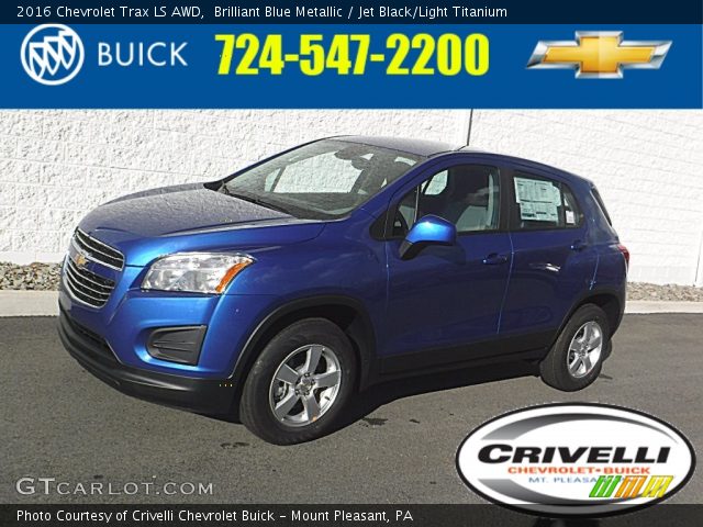 2016 Chevrolet Trax LS AWD in Brilliant Blue Metallic
