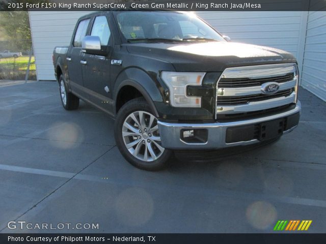 2015 Ford F150 King Ranch SuperCrew in Green Gem Metallic