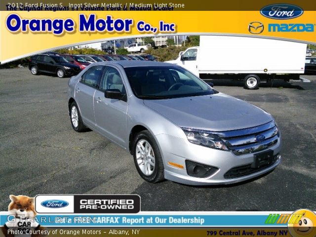 2012 Ford Fusion S in Ingot Silver Metallic