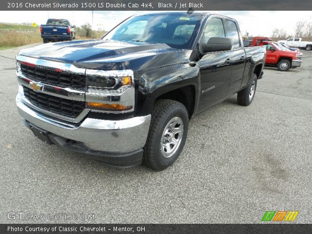 2016 Chevrolet Silverado 1500 LS Double Cab 4x4 in Black