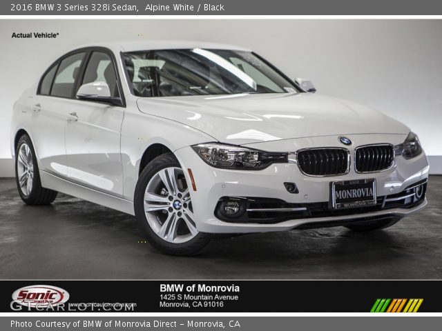 2016 BMW 3 Series 328i Sedan in Alpine White