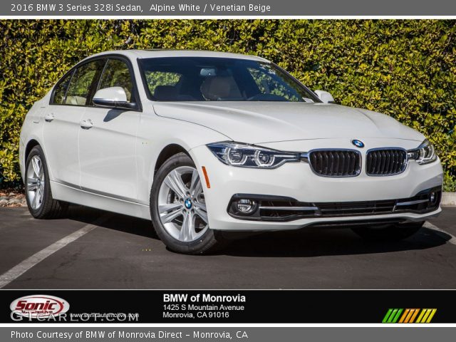 2016 BMW 3 Series 328i Sedan in Alpine White