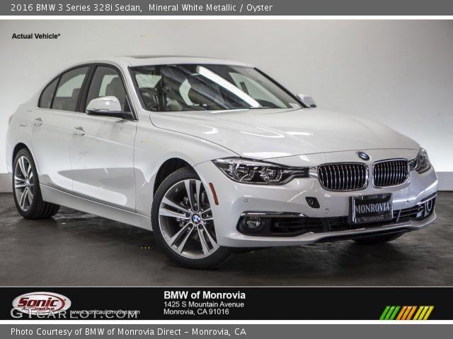 2016 BMW 3 Series 328i Sedan in Mineral White Metallic