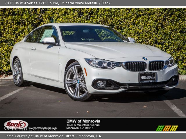 2016 BMW 4 Series 428i Coupe in Mineral White Metallic
