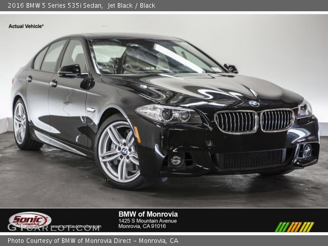 2016 BMW 5 Series 535i Sedan in Jet Black