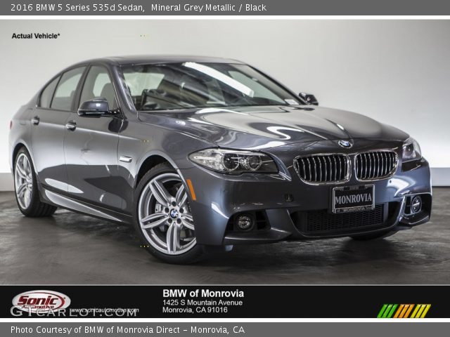 2016 BMW 5 Series 535d Sedan in Mineral Grey Metallic