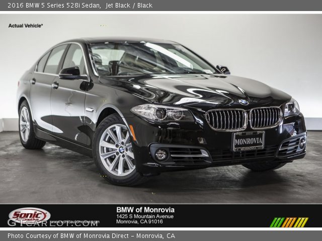 2016 BMW 5 Series 528i Sedan in Jet Black