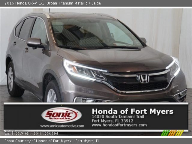 2016 Honda CR-V EX in Urban Titanium Metallic