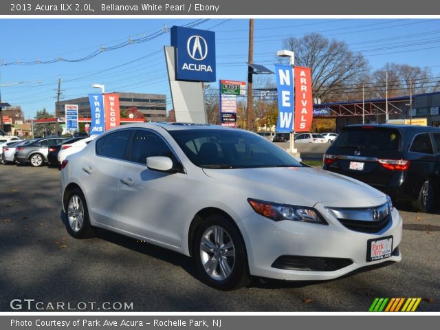 2013 Acura ILX 2.0L in Bellanova White Pearl