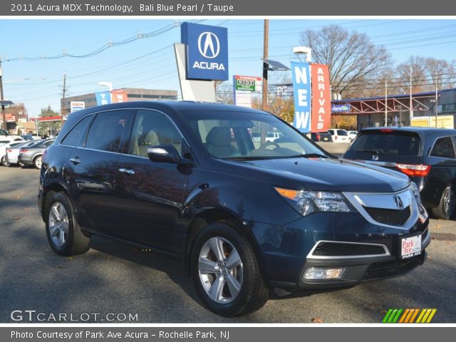 2011 Acura MDX Technology in Bali Blue Pearl