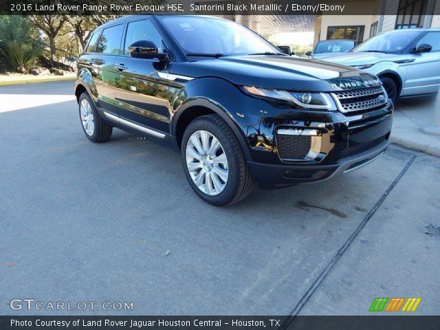 2016 Land Rover Range Rover Evoque HSE in Santorini Black Metalllic