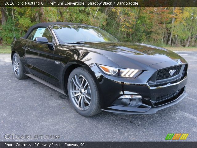2016 Ford Mustang GT Premium Convertible in Shadow Black