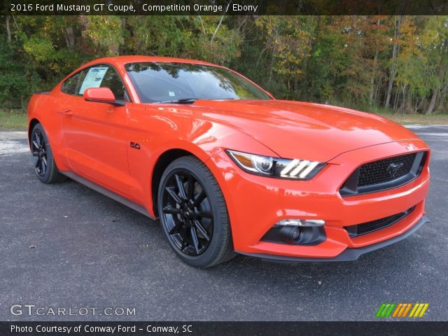 2016 Ford Mustang GT Coupe in Competition Orange