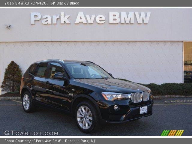 2016 BMW X3 xDrive28i in Jet Black