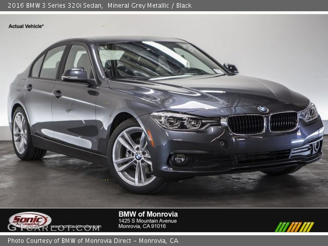 2016 BMW 3 Series 320i Sedan in Mineral Grey Metallic
