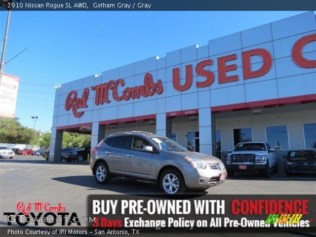 2010 Nissan Rogue SL AWD in Gotham Gray