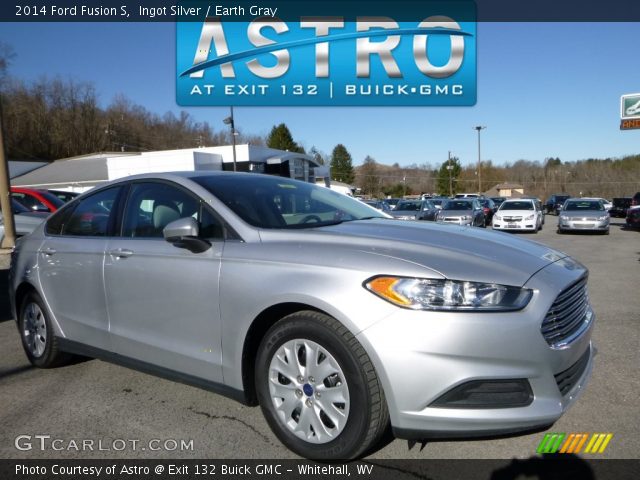 2014 Ford Fusion S in Ingot Silver