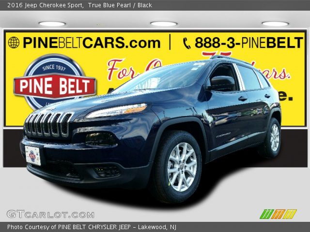 2016 Jeep Cherokee Sport in True Blue Pearl