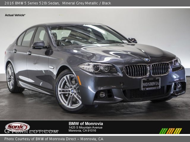 2016 BMW 5 Series 528i Sedan in Mineral Grey Metallic