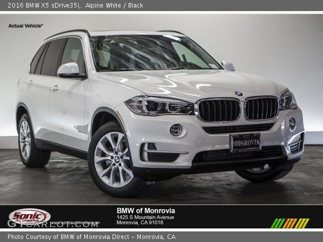 2016 BMW X5 sDrive35i in Alpine White