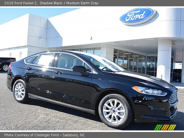 2016 Ford Fusion S in Shadow Black