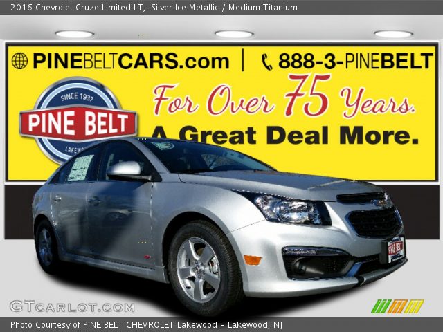 2016 Chevrolet Cruze Limited LT in Silver Ice Metallic