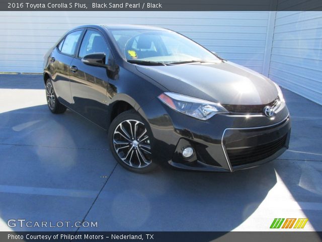 2016 Toyota Corolla S Plus in Black Sand Pearl