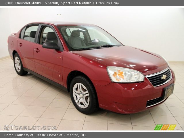 2006 Chevrolet Malibu LS Sedan in Sport Red Metallic
