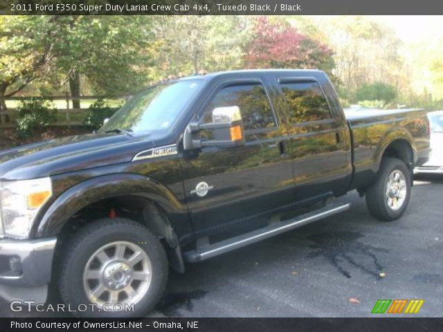 2011 Ford F350 Super Duty Lariat Crew Cab 4x4 in Tuxedo Black
