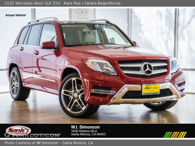 2015 Mercedes-Benz GLK 350 in Mars Red