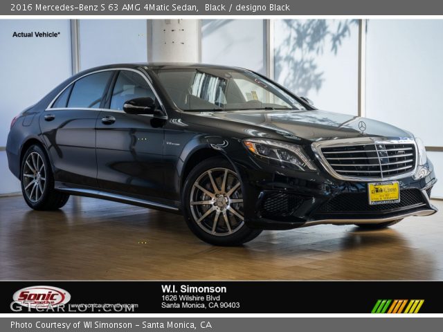 2016 Mercedes-Benz S 63 AMG 4Matic Sedan in Black