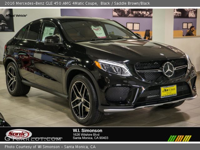 2016 Mercedes-Benz GLE 450 AMG 4Matic Coupe in Black