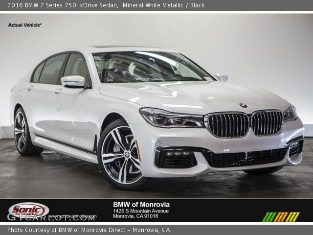 2016 BMW 7 Series 750i xDrive Sedan in Mineral White Metallic