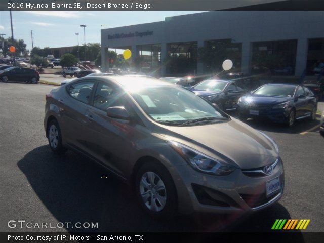 2016 Hyundai Elantra SE in Desert Bronze