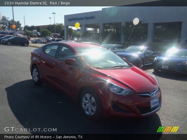 2016 Hyundai Elantra SE in Red