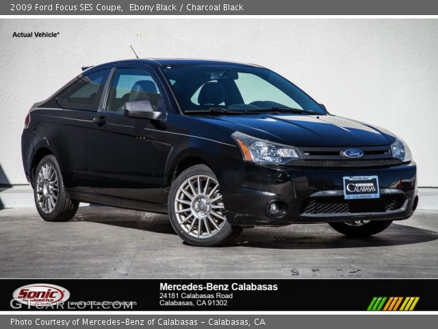 2009 Ford Focus SES Coupe in Ebony Black