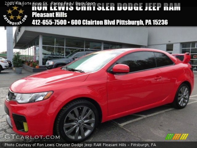 2011 Kia Forte Koup SX in Racing Red