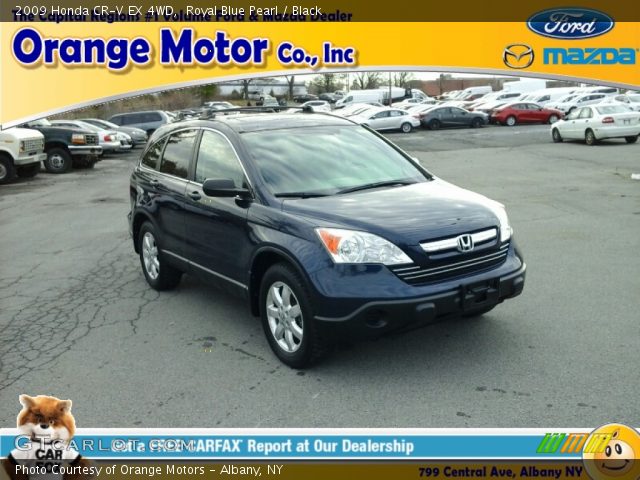 2009 Honda CR-V EX 4WD in Royal Blue Pearl