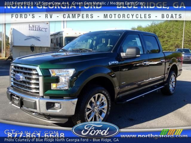 2015 Ford F150 XLT SuperCrew 4x4 in Green Gem Metallic