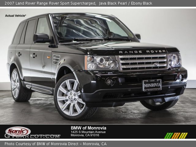 2007 Land Rover Range Rover Sport Supercharged in Java Black Pearl