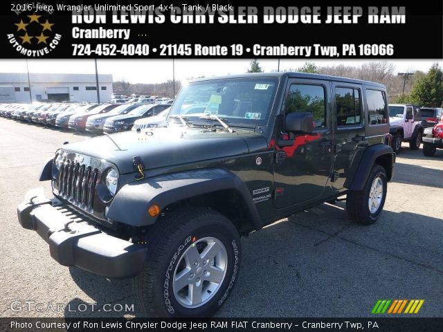 2016 Jeep Wrangler Unlimited Sport 4x4 in Tank