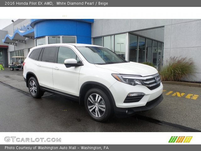 2016 Honda Pilot EX AWD in White Diamond Pearl