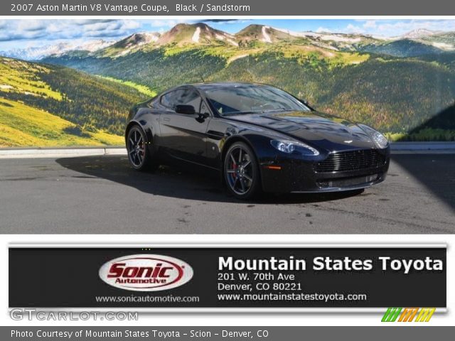 2007 Aston Martin V8 Vantage Coupe in Black