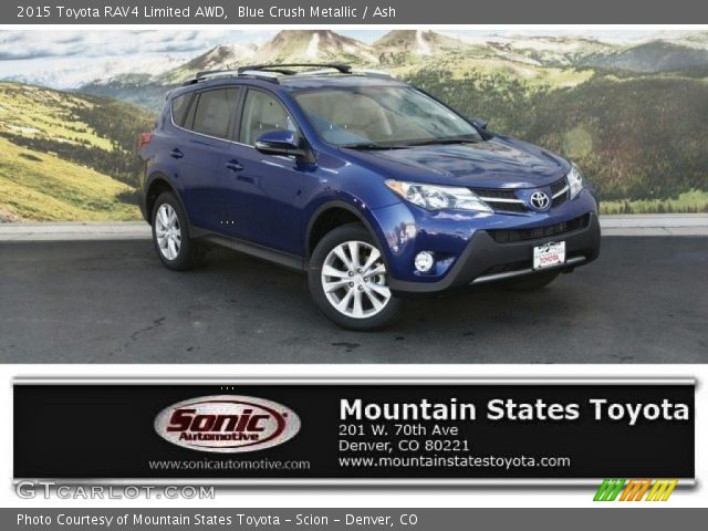 2015 Toyota RAV4 Limited AWD in Blue Crush Metallic