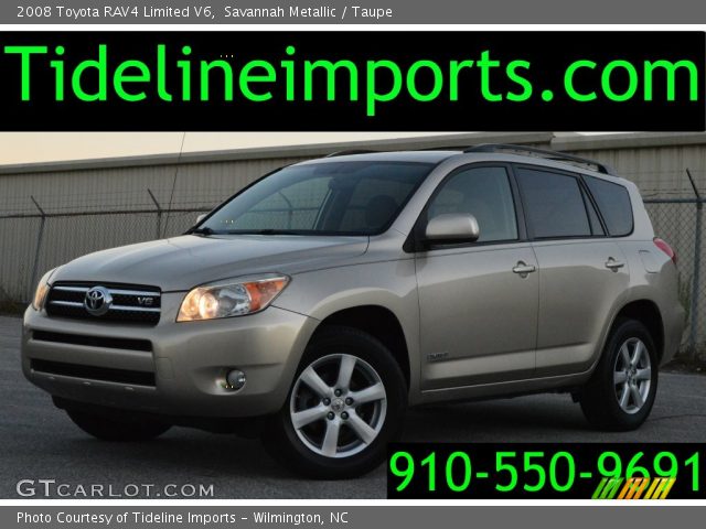 2008 Toyota RAV4 Limited V6 in Savannah Metallic