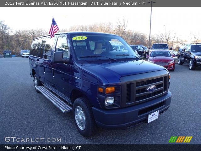 2012 Ford E Series Van E350 XLT Passenger in Dark Blue Pearl