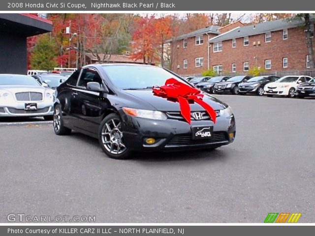 2008 Honda Civic Si Coupe in Nighthawk Black Pearl