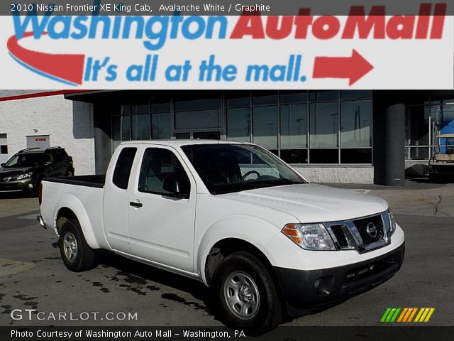 2010 Nissan Frontier XE King Cab in Avalanche White