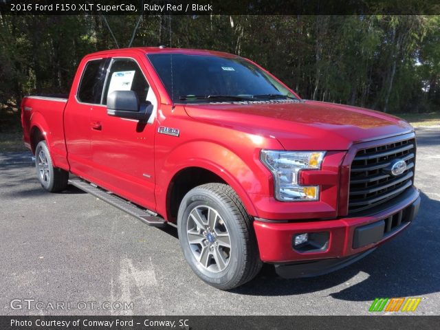 2016 Ford F150 XLT SuperCab in Ruby Red