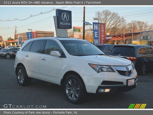 2012 Acura MDX SH-AWD Advance in Aspen White Pearl II
